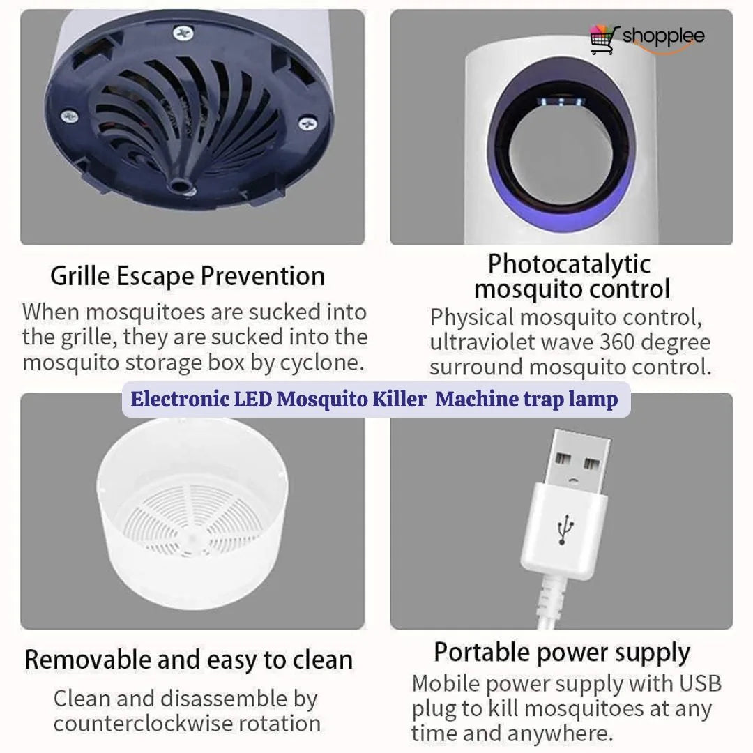 Designed with a 360° LED light and strong suction fan