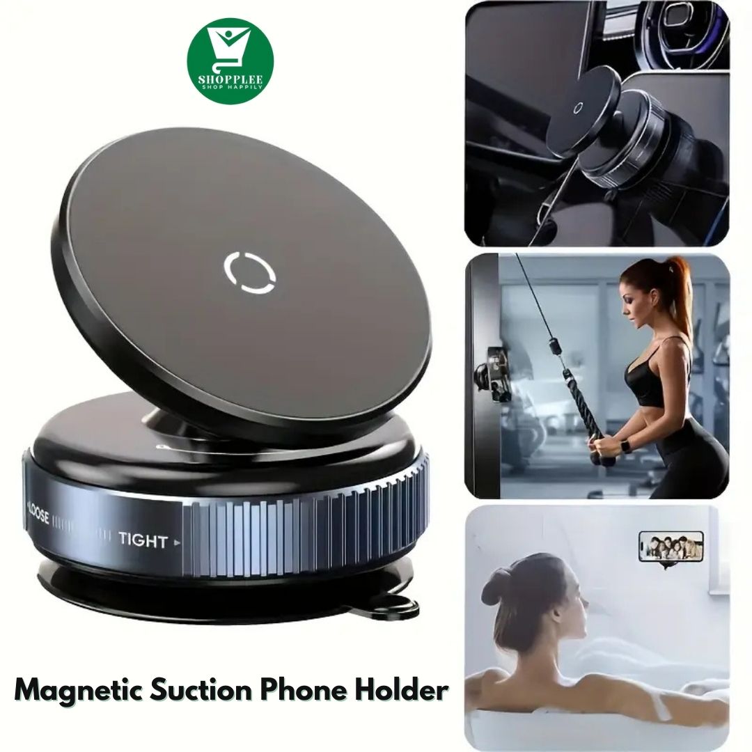 magnetic suction phone holder use