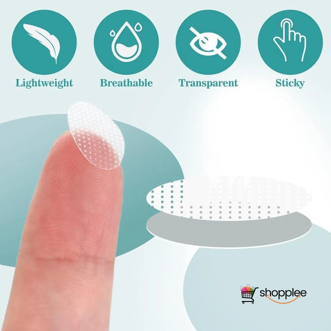 Premium Earlobe Support Patches (100 PCS) – Invisible Ear Lobe Tape for Heavy Earrings & Jhumkas