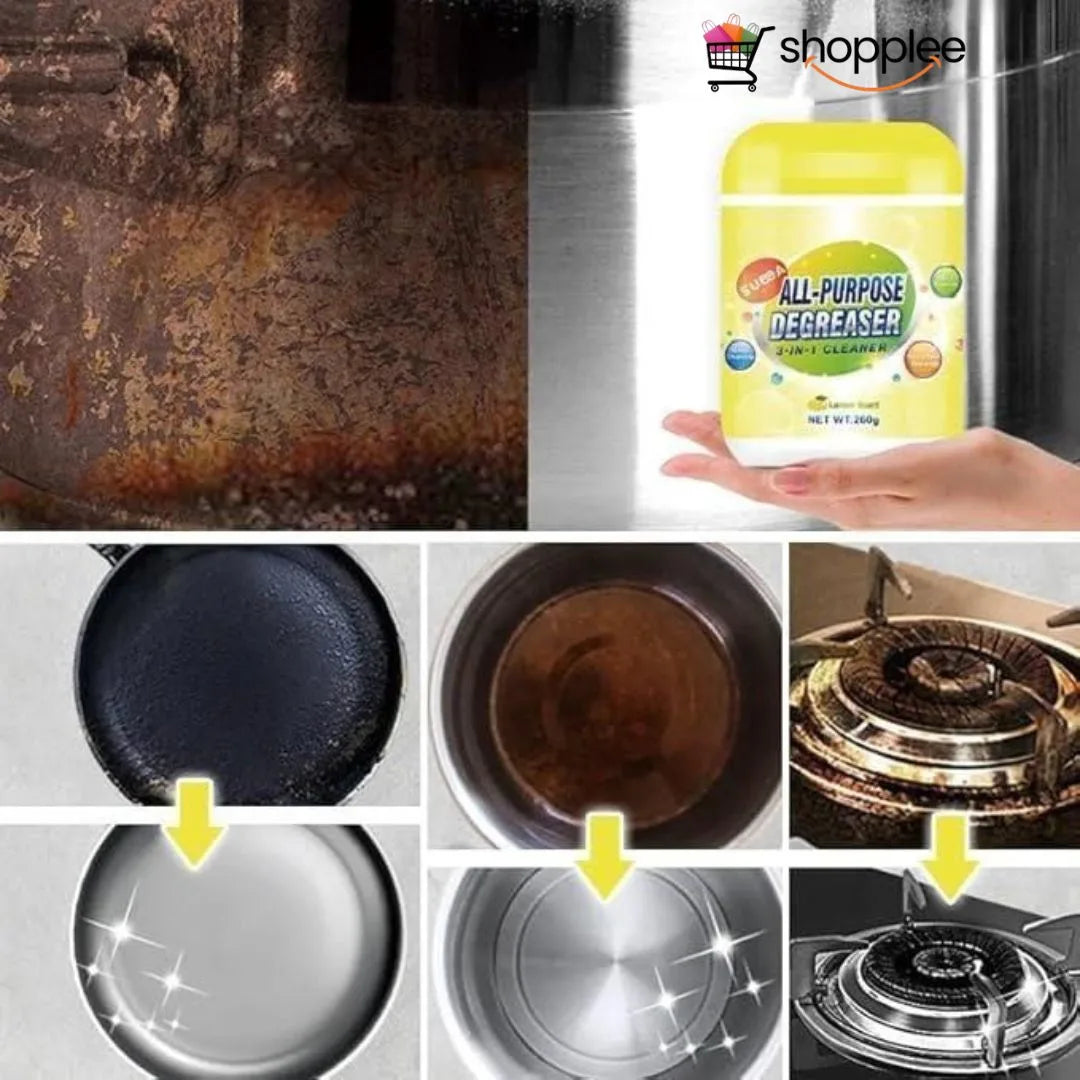 All Purpose Degreaser 3-in-1 Cleaner, a powerful yet gentle cleaner designed to make your home sparkle effortlessly