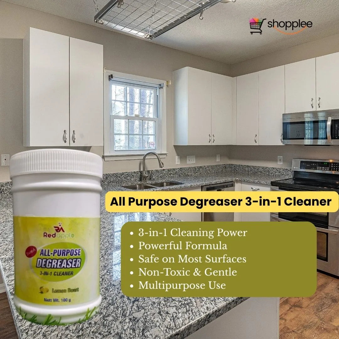 All Purpose Degreaser 3-in-1 Cleaner (200 gm, Pack of 2) – Removes Grease, Dust & Stains Effortlessly