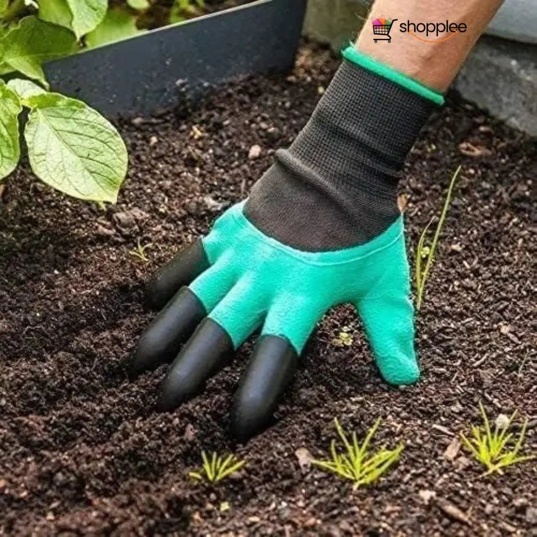 Easy gardening gloves for digging and planting plants 