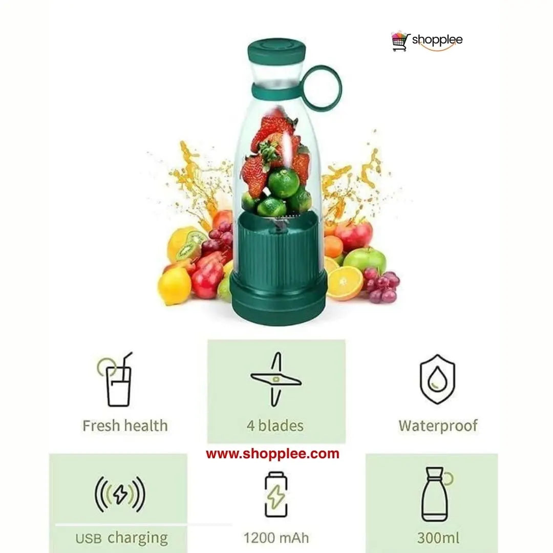 USB rechargeable portable blender for gym, office and travel use