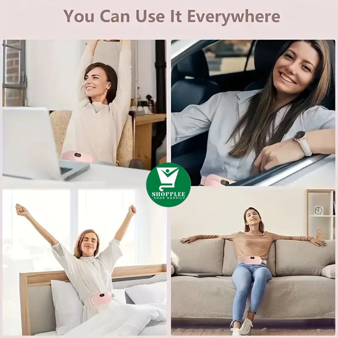 cordless menstrual heating pad with fast charging