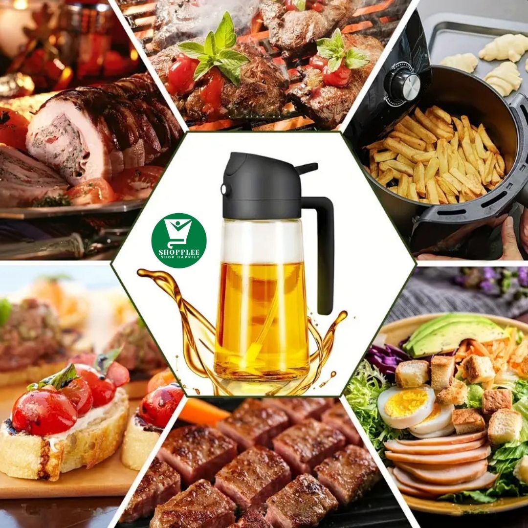 glass oil dispenser bottle used in all application