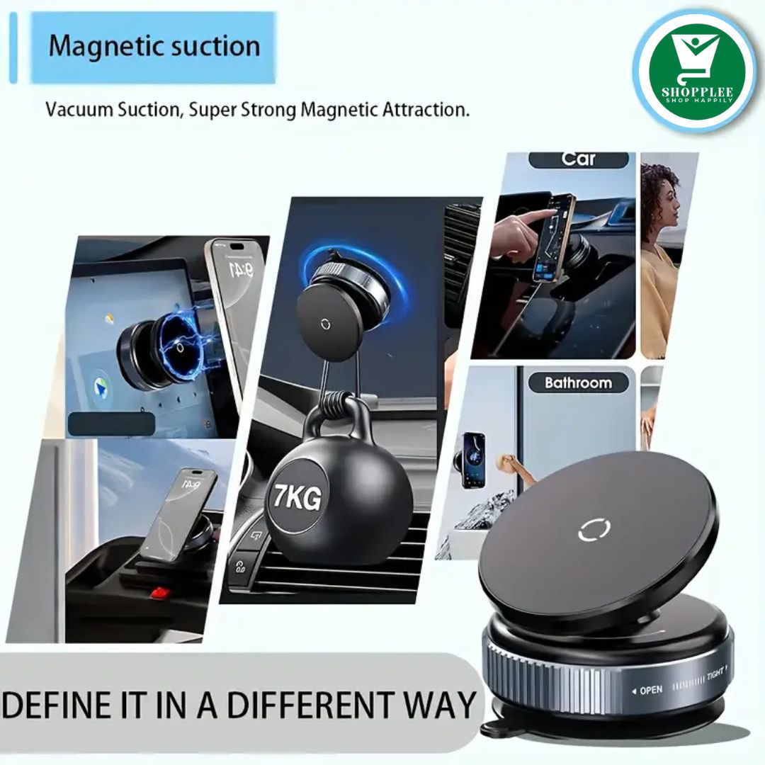 magnetic suction mobile holder with various applications