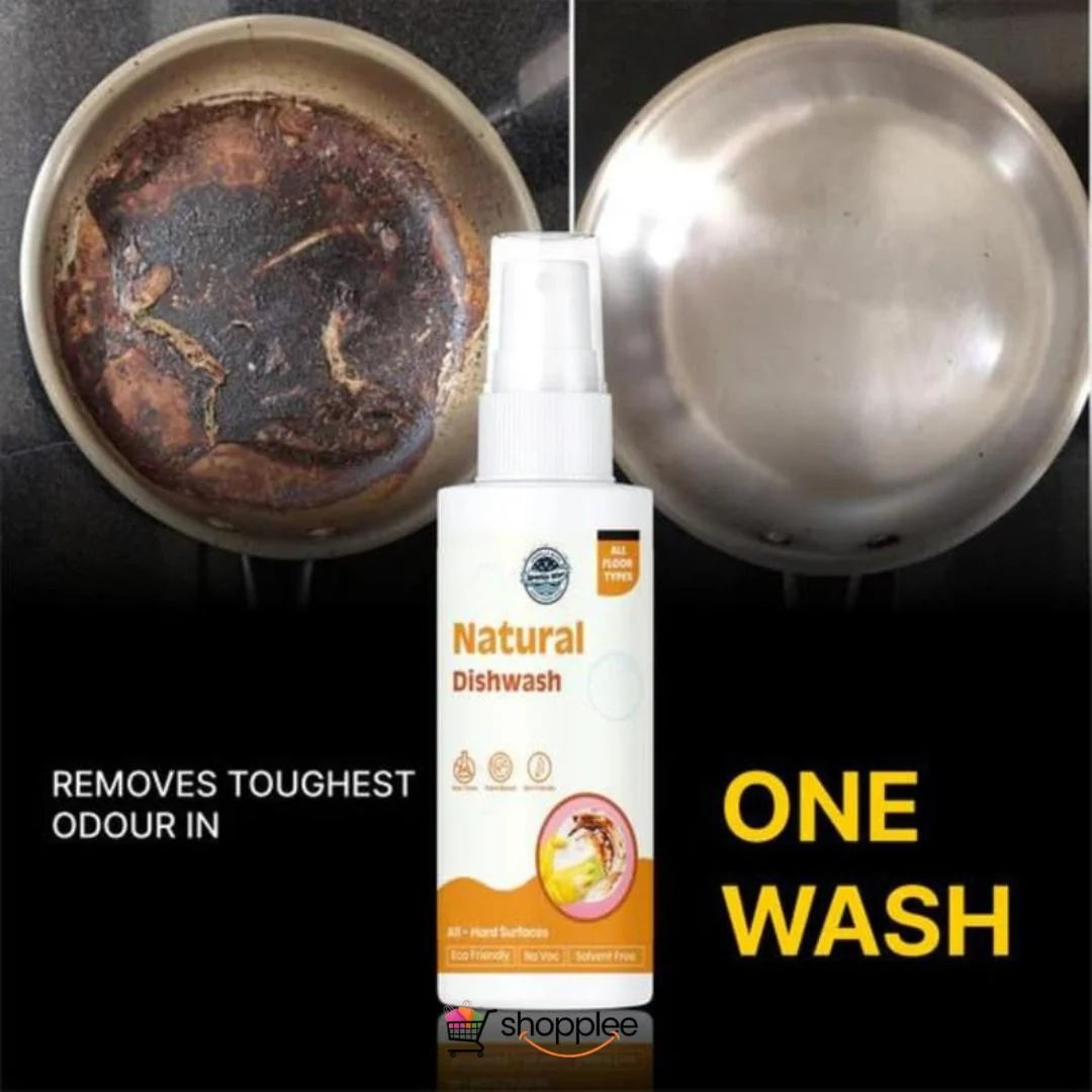 Non toxic dish cleaner spray for kitchen utensils 