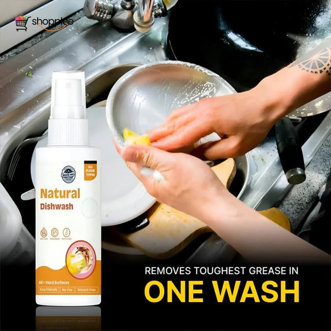 Chemical free dishwash liquid spray for daily use 