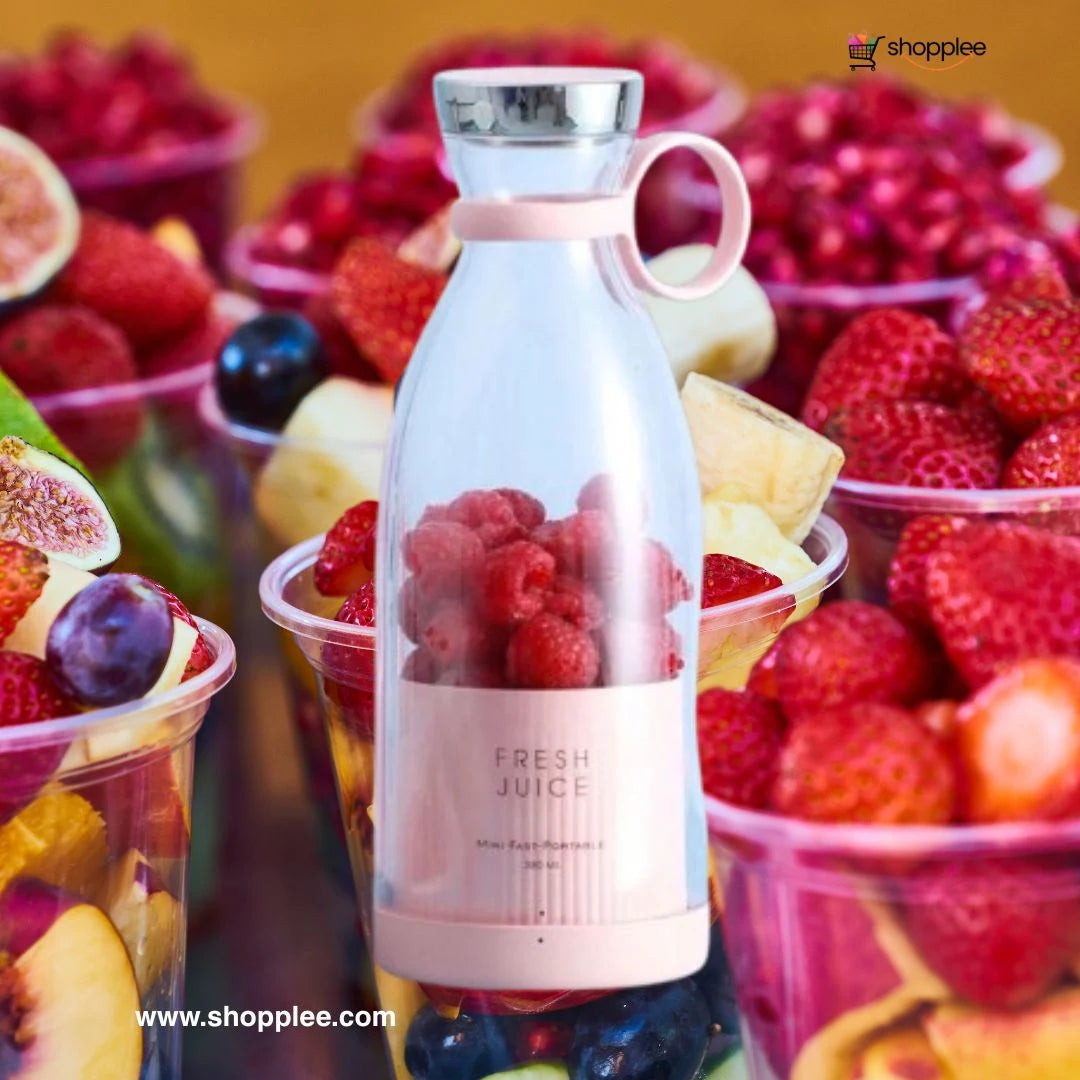Portable mini juice blender USB rechargeable mixer juicer with 380ml capacity